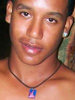 GlobeBoys free twink gallery featuring Cummy Black Big Cock Twink